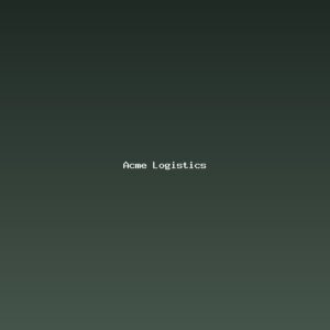 Acme Logistics Logo